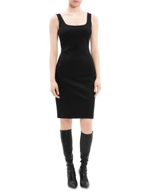 Theory - Slim Scoop Neck Dress