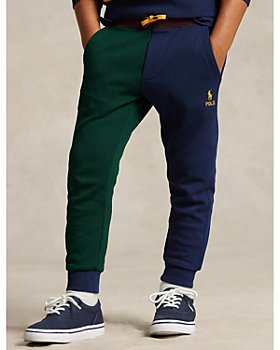 Ralph Lauren - Boys' Color Blocked Double Knit Jogger Pants - Little Kid, Big Kid