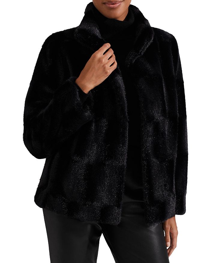 HOBBS LONDON Andrea Faux Fur Coat | Bloomingdale's