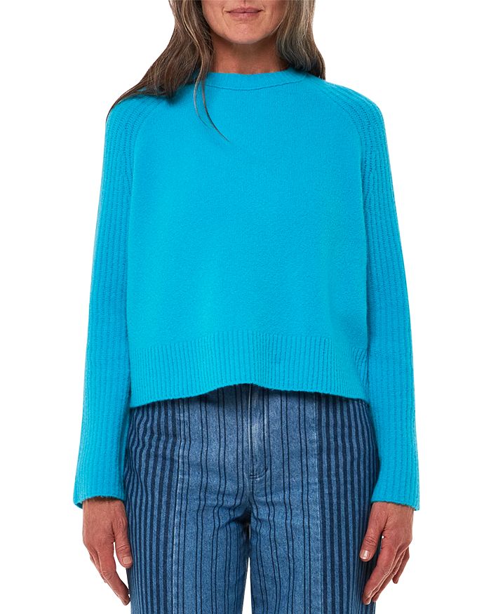 Whistles Anna Mixed Knit Sweater Bloomingdale's