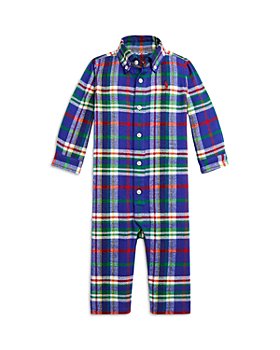 Ralph Lauren - Boys' Cotton Brushed Flannel Coverall - Baby