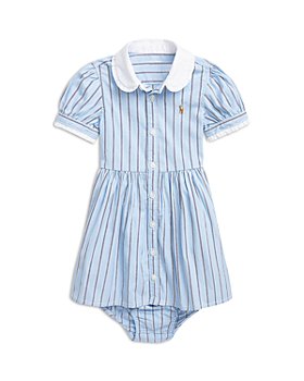 Ralph Lauren - Girls' Cotton Button Front Dress & Bloomer Set - Baby
