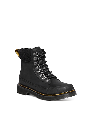 Dr. Martens Delaney Kids Black Patent Boots Colour: Black Patent, Size: Junior 3
