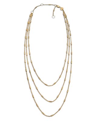 Jennifer Zeuner Ramona Layered Necklace in 18K Gold Plated Sterling Silver, 13-15