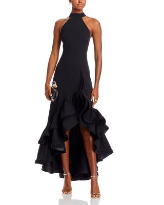 Racerback Ruffle Hem Gown - Exclusive