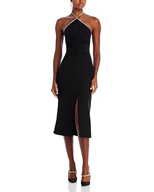 Halston Piper Crystal Trim Dress