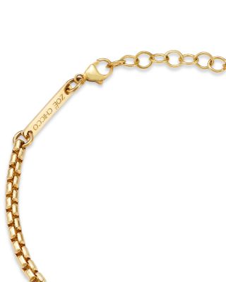 14K Yellow Gold Heavy Metal Medium Box Link Chain Bracelet