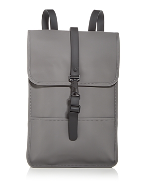 Shop Rains Waterproof Mini Backpack In Gray