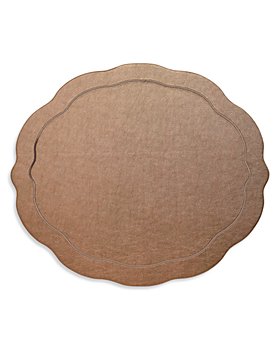 Oval Placemats / Recycled Leather Table Mats 18''x 13''/ Table Place Mats /  Dining Table Sets / Table Placemats 