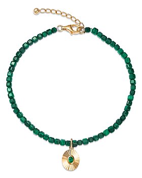 Bloomingdale's - Emerald Stackable Bead Sunbeam Charm Bracelet