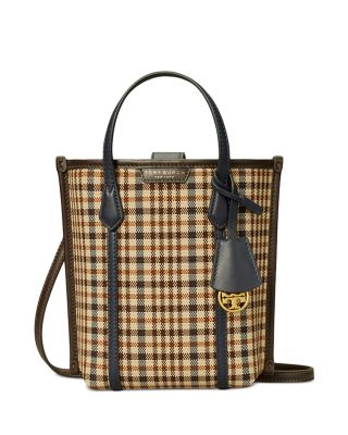 9801 TORY BURCH Perry North South Nylon Tote ROYAL NAVY