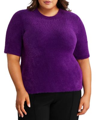 Estelle Plus Short Sleeve Knit Top