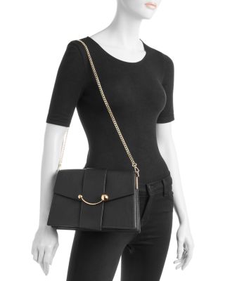 Crescent Leather Shoulder Bag