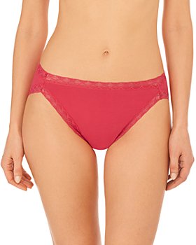 Buy Red/Cream Thong Cotton and Lace Knickers 4 Pack from Next Australia