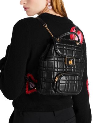 kate spade new york Evelyn Small Quilted Leather Backpack  display picture 2