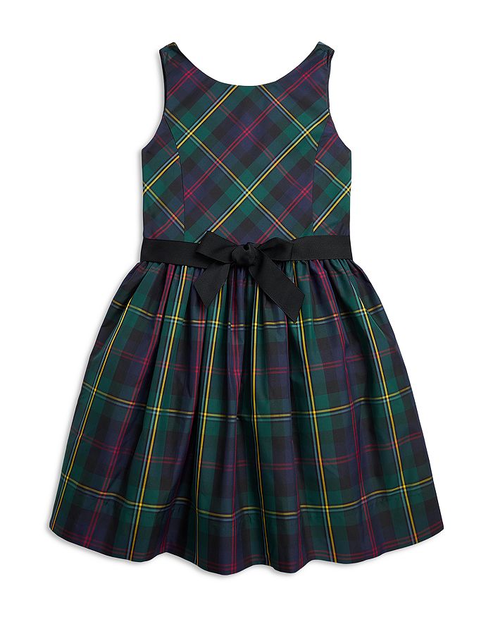 Ralph Lauren Girls Plaid Sleeveless Dress Little Kid Big Kid