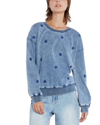 Billy T - Denim Rose Sweatshirt