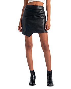 Leather Mini Skirt - Bloomingdale's