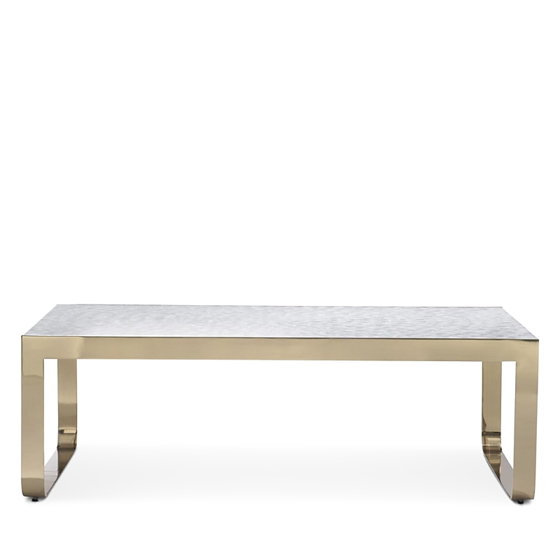 Bernhardt Aster Capiz Shell Cocktail Table In White