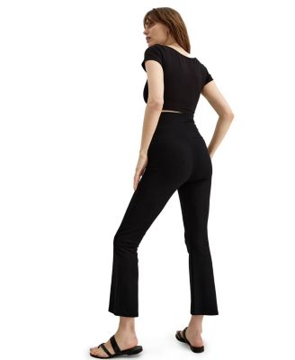 The Maternity Bodyflex Crop Flare Legging