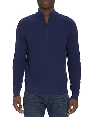 Robert Graham Men's Reisman Quarter-zip Pullover Sweater In Navy
