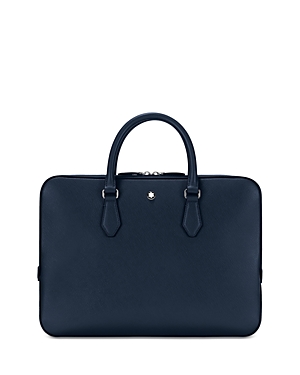 Shop Montblanc Mb Sartorial Document Case, Thin In Blue