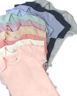 Girls' 10 Pack Short Sleeve Bodysuits - Baby