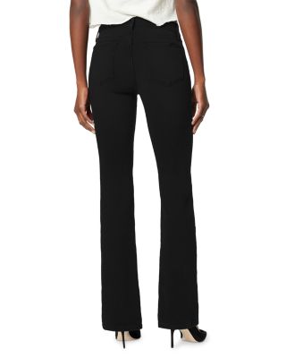 The Provocateur Petite Mid Rise Bootcut Stretch Jeans in Black