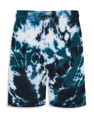 Rough Ocean Tie Dye Terry Bermuda Shorts