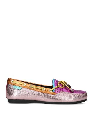 KURT GEIGER LONDON - Women's Eagle Hardware Boat Moccasins
