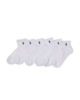 Cushioned Quarter Crew Socks, Pack of 6