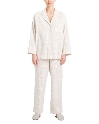 Natori - Infinity Flannel Print Pajama Set