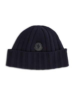 Shop Moncler Wool Beanie In Camel