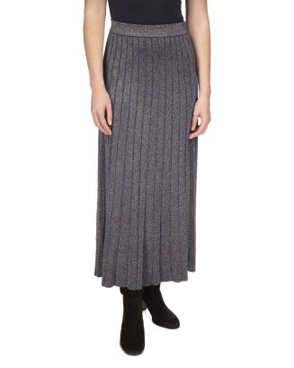 Buy Michael Kors RIBBED METLC MAXI SKIRT - Gold