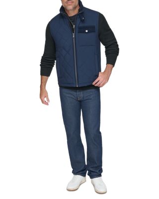 Barnet Quilted Corduroy Trimmed Water Resistant Vest