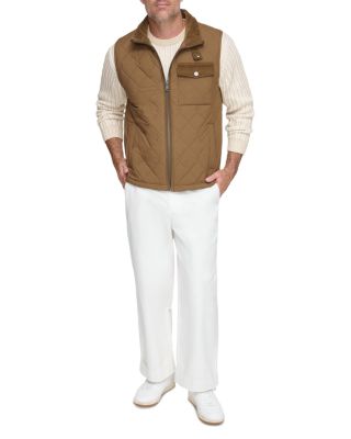 Barnet Quilted Corduroy Trimmed Water Resistant Vest