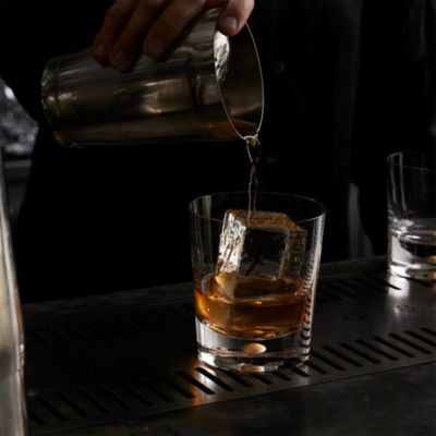 Intermezzo Double Old Fashion Gold Glass, Set of 2 - Exclusive