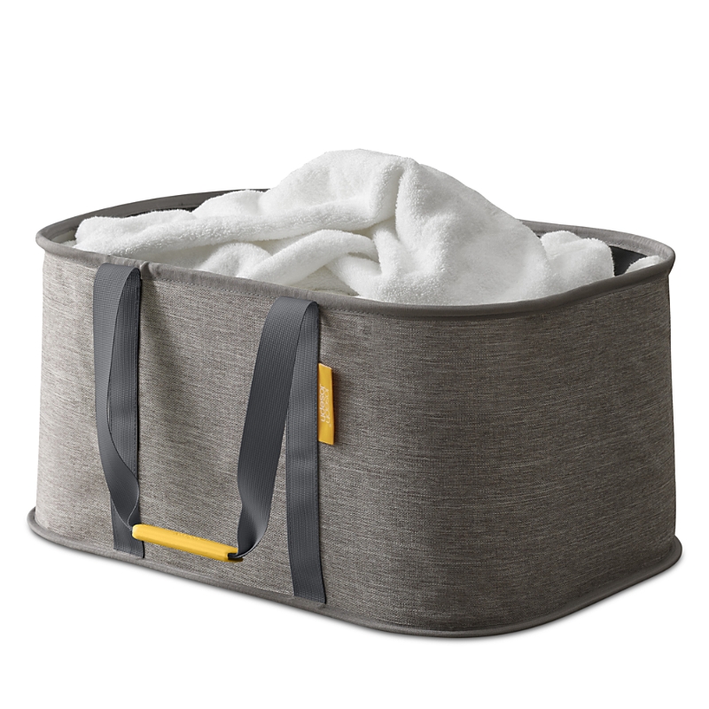 Joseph Joseph Hold-all Collapsible 35l Laundry Basket In Gray