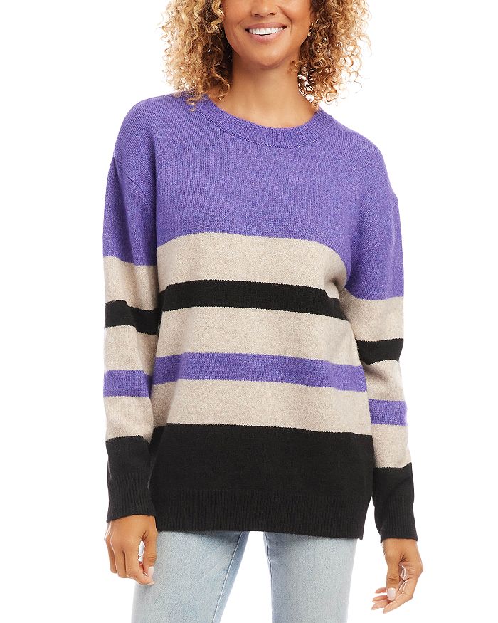 Karen Kane Color Block Stripe Sweater Bloomingdale's