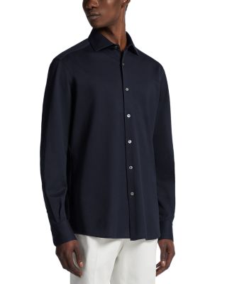 Zegna Cotton Regular Fit Dress Shirt
