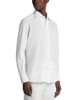 Zegna Cotton Regular Fit Dress Shirt