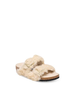 Birkenstock - Girls' Arizona Shearling Slide Sandals - Toddler, Little Kid