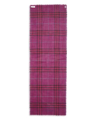 Burberry Check Wool & Silk Gauze Scarf | Bloomingdale's Jewelry