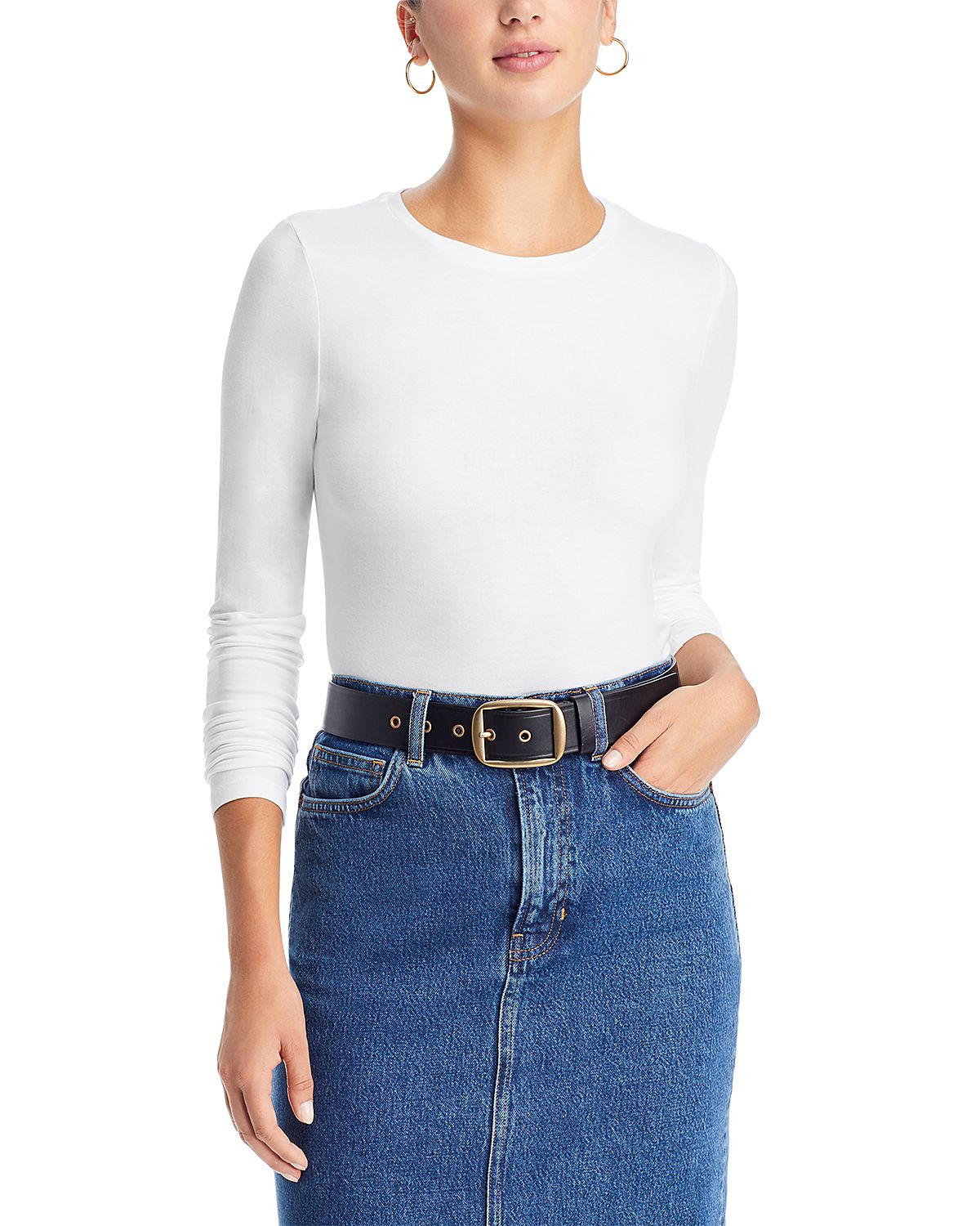 Majestic Filatures Crewneck Long Sleeve Tee