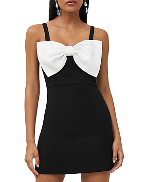 FRENCH CONNECTION WHISPER BOW MINI DRESS