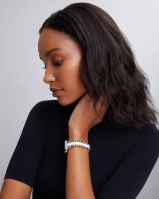 Smart Caviar White Ceramic Apple™ Watch Bracelet, 38-44mm