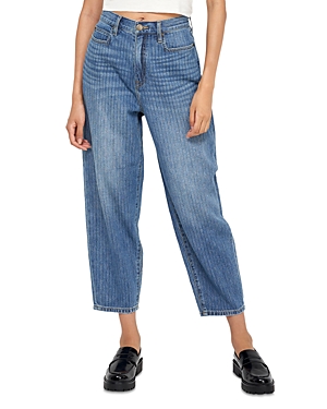Shop Joie Cordelia Carrot High Rise Ankle Tapered Jeans In Soho Wash