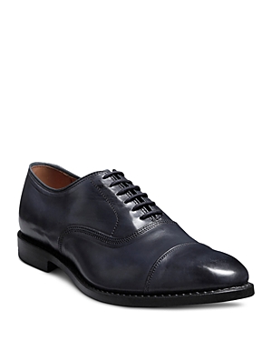 Shop Allen Edmonds Men's Park Avenue Lace Up Cap Toe Dress Shoes In Navy