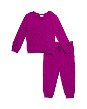 Splendid Girls' Bow Sweatshirt & Jogger Pants Set - Little Kid