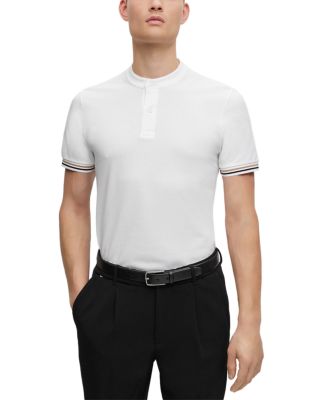 BOSS - Pollini Cotton Short Sleeve Henley Tee